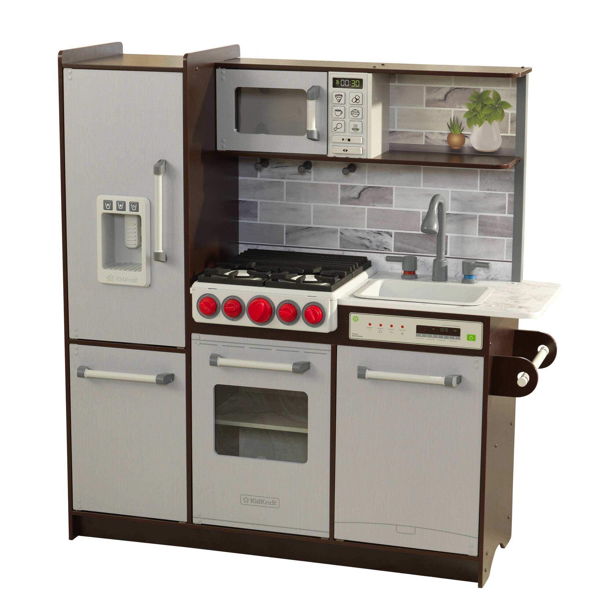 KidKraft Uptown Elite Espresso Play Kitchen With EZ Kraft Assembly™